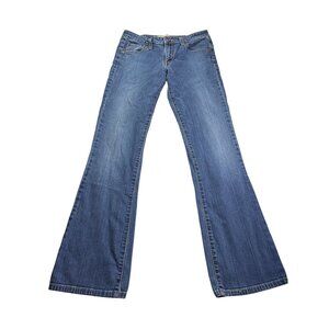 Levi's Juniors Superlow Bootcut Jeans Size 9L Blue Denim Vintage Y2K Medium Wash